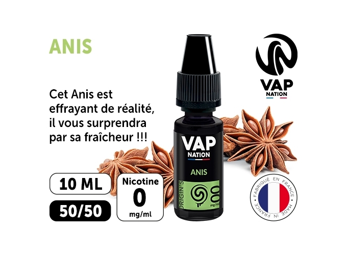VAP NATION 10ml ANIS 00MG