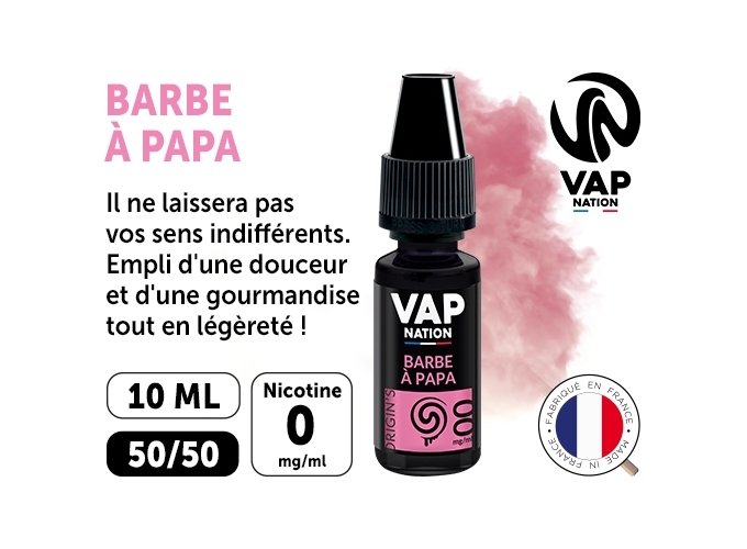 VAP NATION 10ml BARBE A PAPA 00 MG