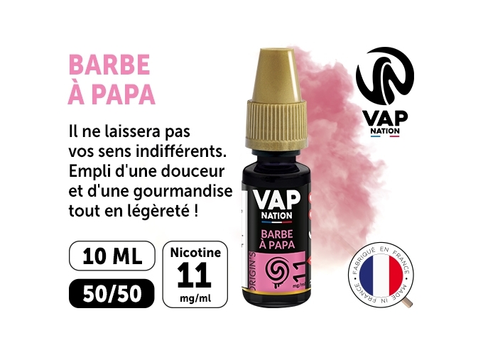 VAP NATION 10ml BARBE A PAPA 11 MG