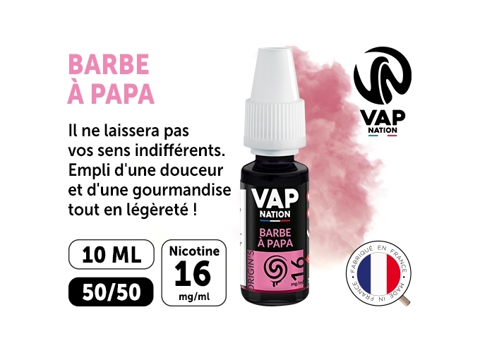 VAP NATION 10ml BARBE A PAPA 16 MG