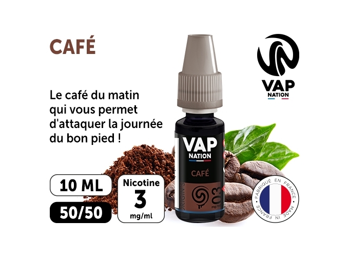 VAP NATION 10ml CAFE 03MG