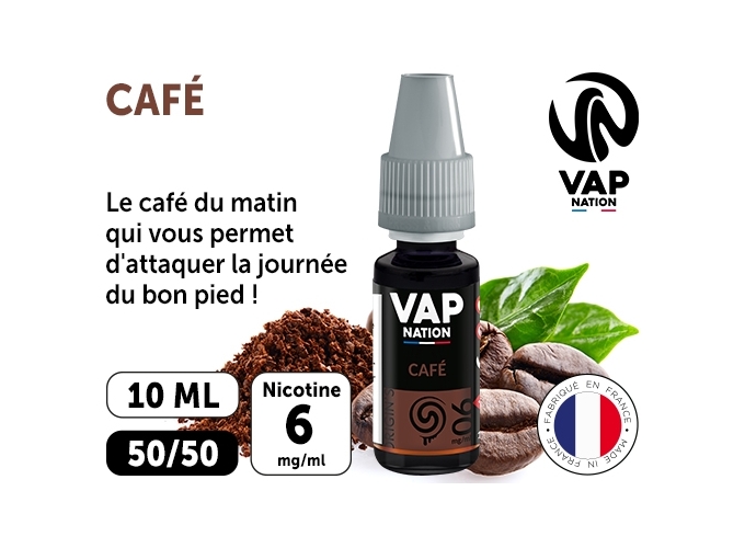 VAP NATION 10ml CAFE 06MG