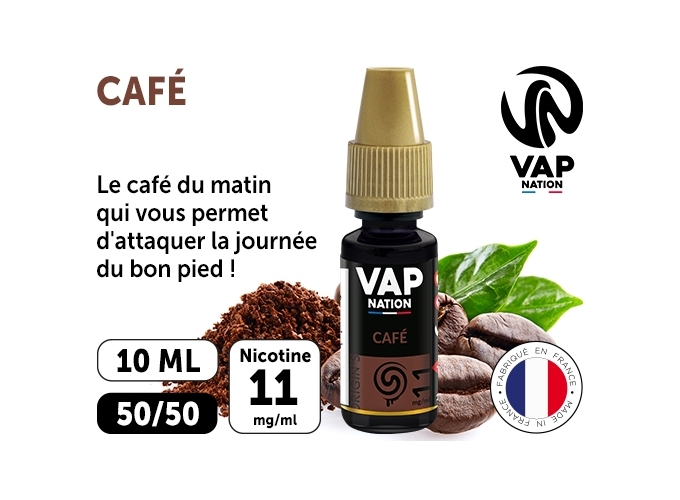 VAP NATION 10ml CAFE 11MG