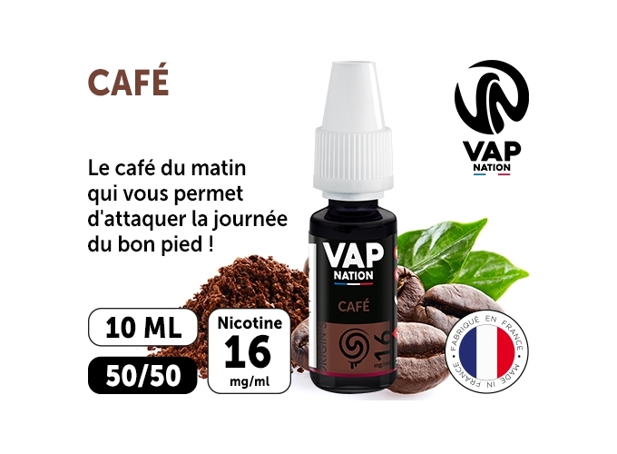 VAP NATION 10ml CAFE 16MG