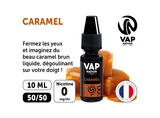 VAP NATION 10ml CARAMEL 00 MG ML