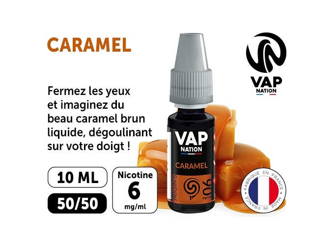 VAP NATION 10ml CARAMEL 06 MG ML