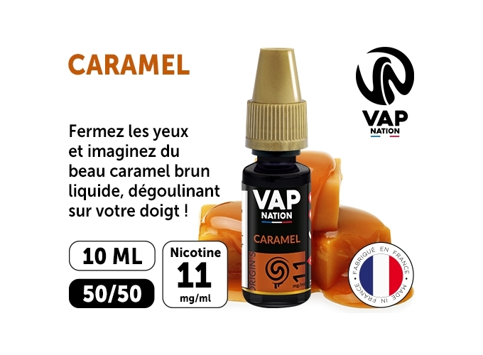 VAP NATION 10ml CARAMEL 11 MG ML