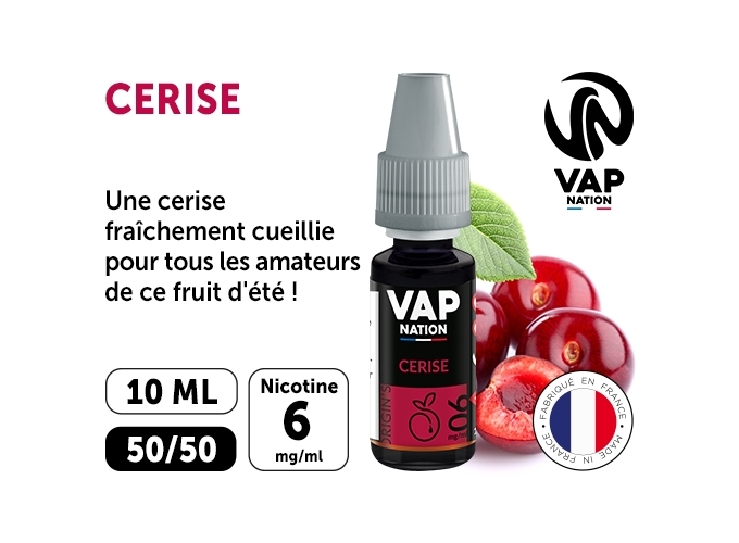 VAP NATION 10ml CERISE 06MG
