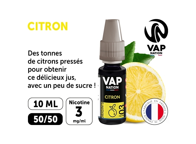 VAP NATION 10ml CITRON 03 MG ML