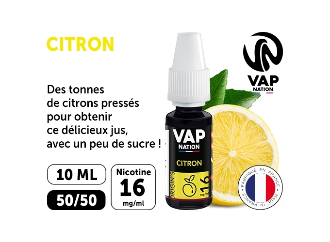 VAP NATION 10ml CITRON 16 MG ML