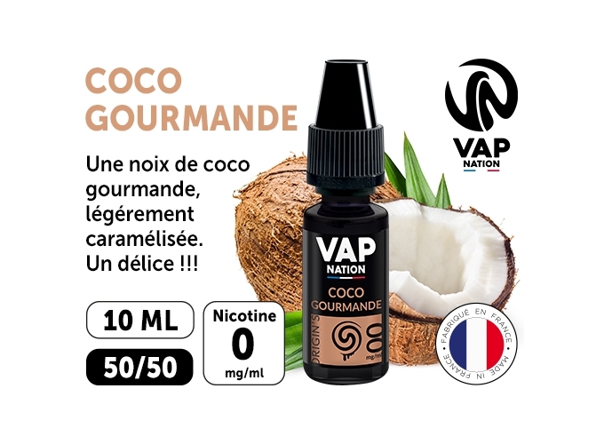 VAP NATION 10ml COCO GOURMANDE 00 MG