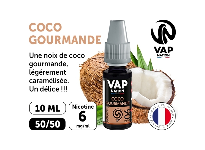 VAP NATION 10ml COCO GOURMANDE 06 MG