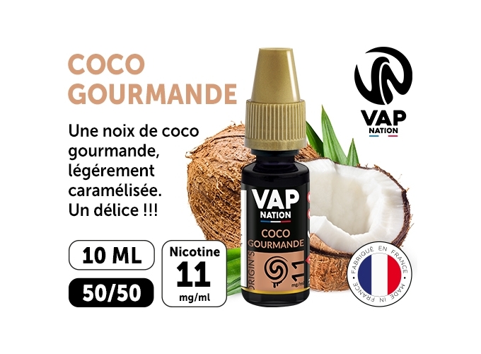 VAP NATION 10ml COCO GOURMANDE 11 MG
