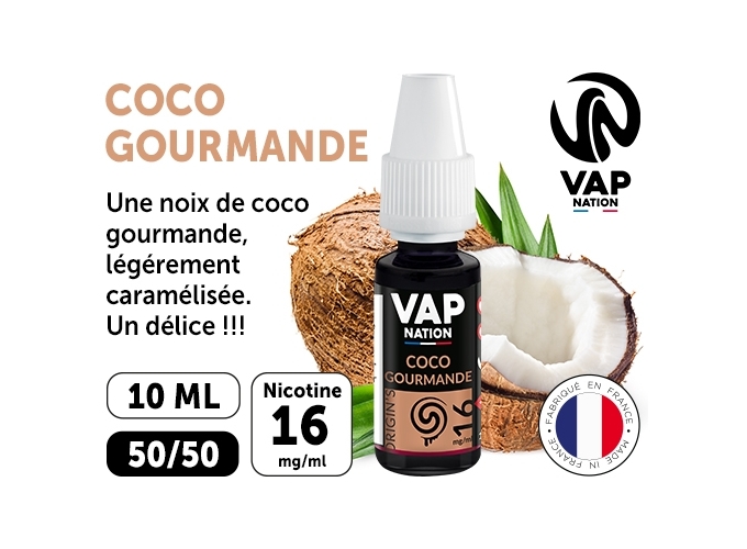 VAP NATION 10ml COCO GOURMANDE 16 MG