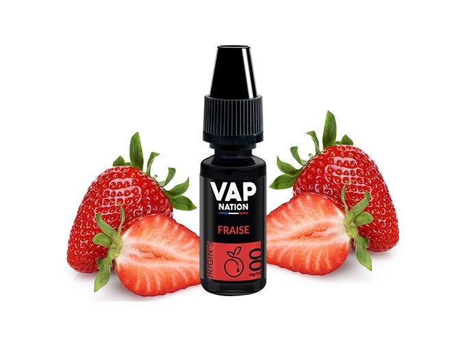 VAP NATION 10ml  FRAISE 00MG