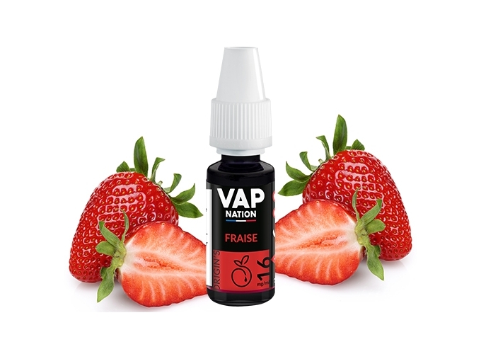 VAP NATION 10ml  FRAISE 16MG