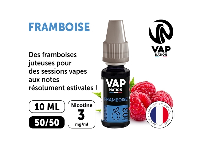 VAP NATION 10ml FRAMBOISE 03 MG
