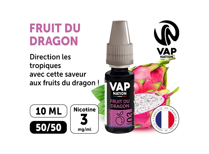VAP NATION 10ml FRUIT DU DRAGON 03 MG