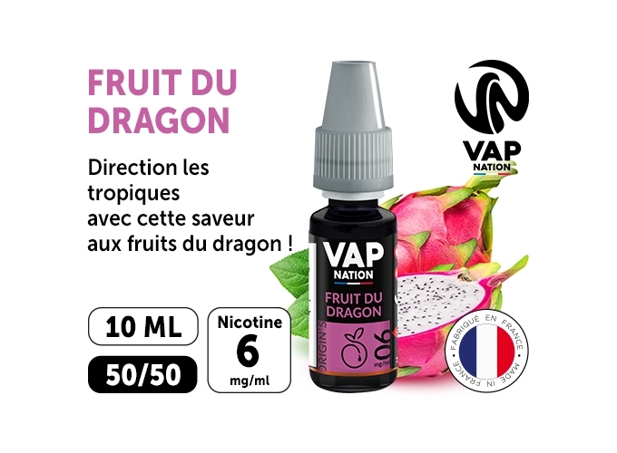 VAP NATION 10ml FRUIT DU DRAGON 06 MG