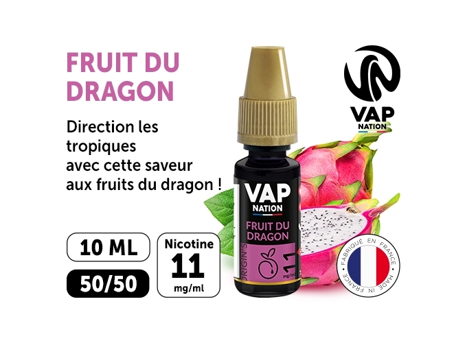 VAP NATION 10ml FRUIT DU DRAGON 11 MG
