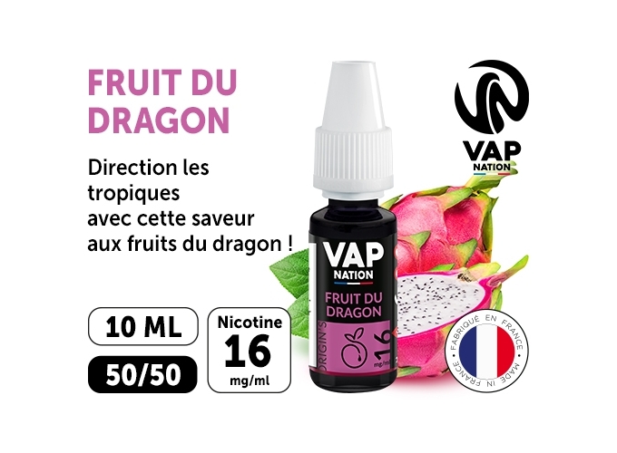 VAP NATION 10ml FRUIT DU DRAGON 16 MG