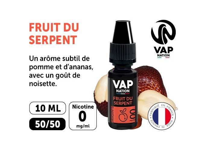 VAP NATION 10ml FRUIT DU SERPENT 00 MG