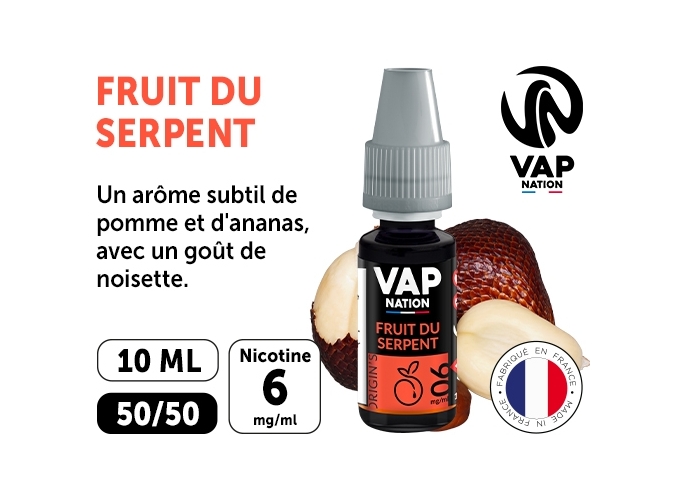 VAP NATION 10ml FRUIT DU SERPENT 06 MG