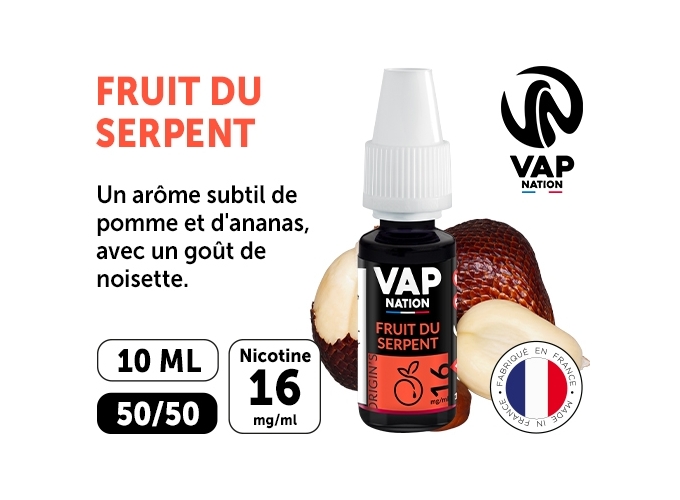 VAP NATION 10ml FRUIT DU SERPENT 16 MG
