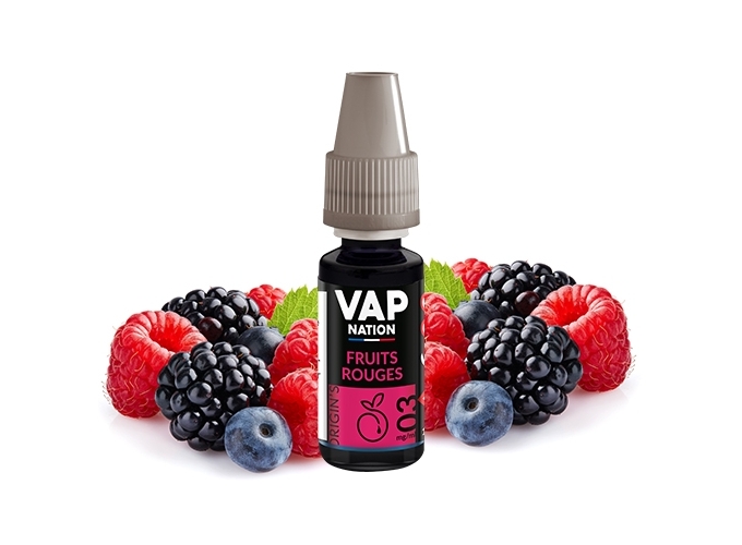 VAP NATION 10ml  FRUITS ROUGES 03MG