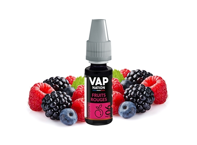 VAP NATION 10ml  FRUITS ROUGES 06MG