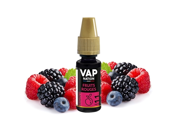 VAP NATION 10ml  FRUITS ROUGES 11MG