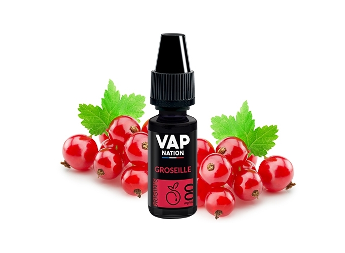 VAP NATION 10ml GROSEILLE 00 MG ML