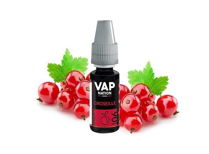 VAP NATION 10ml GROSEILLE 06 MG ML