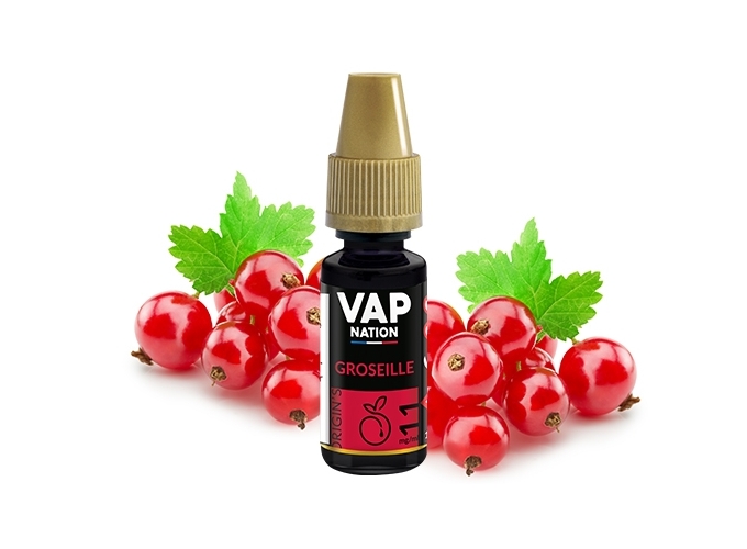 VAP NATION 10ml GROSEILLE 11 MG ML