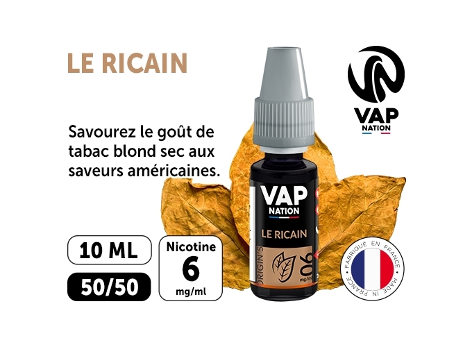 VAP NATION 10ml LE RICAIN 06 MG