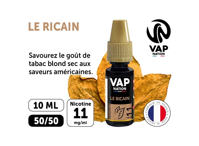 VAP NATION 10ml LE RICAIN 11 MG