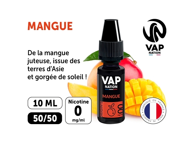 VAP NATION 10ml MANGUE 00 MG ML