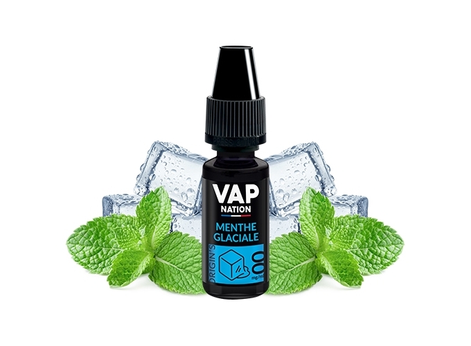 VAP NATION 10ml  MENTHE GLACIALE 00MG