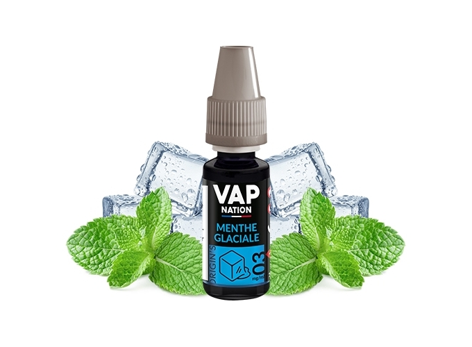 VAP NATION 10ml  MENTHE GLACIALE 03MG