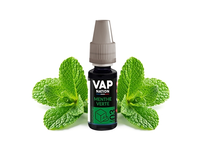 VAP NATION 10ml  MENTHE VERTE 03MG