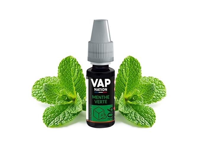 VAP NATION 10ml  MENTHE VERTE 06MG