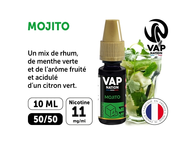 VAP NATION 10ml MOJITO 11 MG