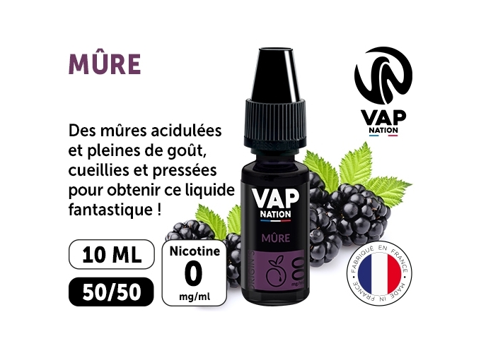 VAP NATION 10ml MURE 00 MG