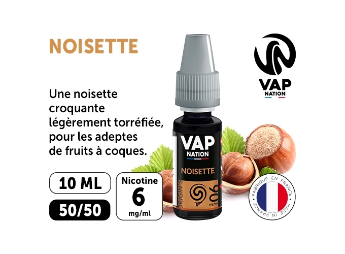 VAP NATION 10ml NOISETTE 06MG