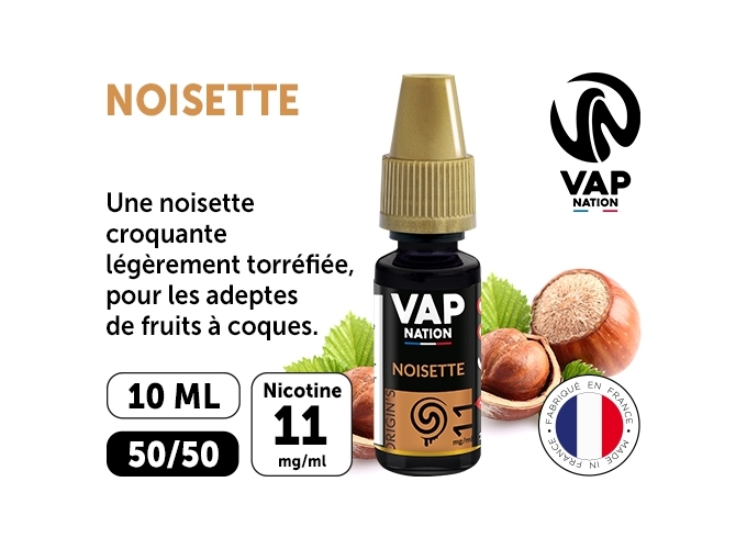 VAP NATION 10ml NOISETTE 11MG