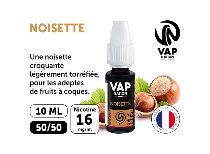 VAP NATION 10ml NOISETTE 16MG