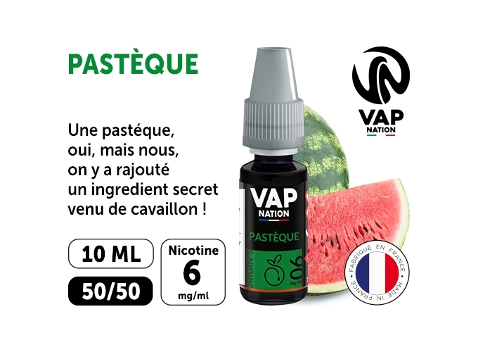 VAP NATION 10ml PASTEQUE 06 MG ML