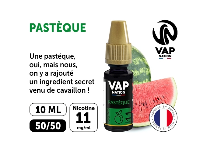 VAP NATION 10ml PASTEQUE 11 MG ML