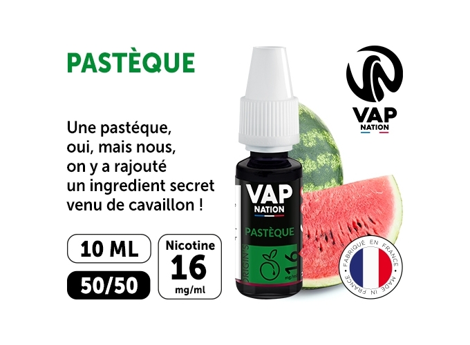 VAP NATION 10ml PASTEQUE 16 MG ML