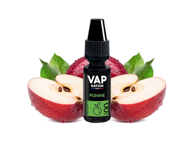 VAP NATION 10ml POMME 00MG